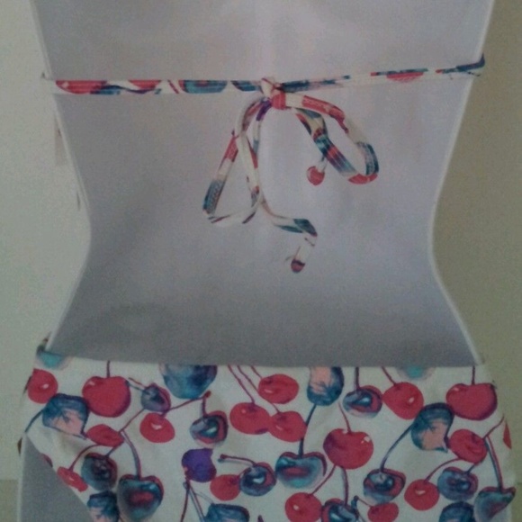 Candies Women Swim Bikini 2 Pc Set Halter Push-Up - Picture 3 of 3